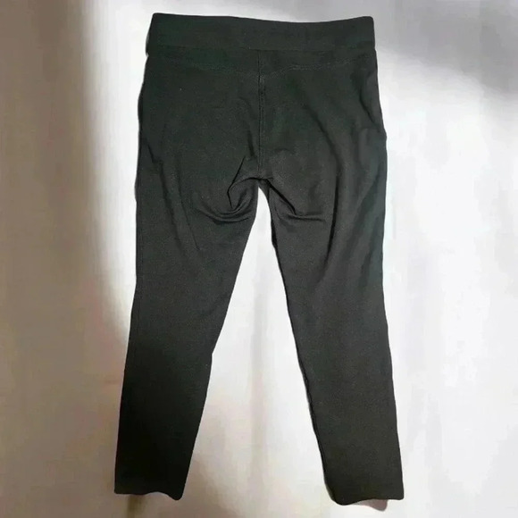 LOFT Size Medium Black Ponte Pull On Skinny Womens Leggings Dress Pants - Picture 2 of 4